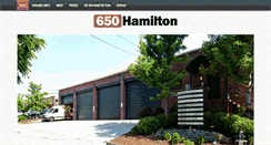 Desktop Screenshot of 650hamilton.com